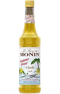 Monin Sugar Free Vanilla Coffee Syrup 4 X 1ltr Plastic Bottles Amazon Co Uk Grocery