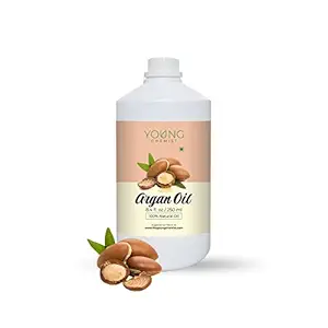 Young Chemist Pure, Natural & Cold-pressed Moroccan Argan Carrier Oil | Natural Anti-aging Properties | Natural Cuticle Oil | For Face and Baby Massage | For All types of Hair and Skin (No mineral oils & No Parabens) | 250 ML