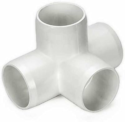 1-1/2 4-way Tee PVC Fitting Connector by Circo Innovations