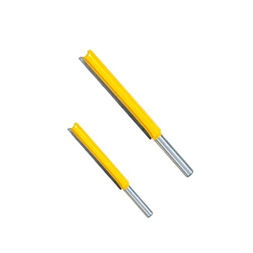 Gazechimp Set of 2tlg. Trim Router Bit Holzschneider Fräser 1/4 „Schaft Extra Lange - 6