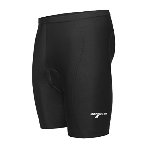 Herren Gepolsterte Radhose Neu Schwarz von Openroad Sports
