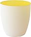 Produktbild Duni Kerzenhalter Poppie weiß/soft-gelb, 90 x 85 mm, 6 Stück