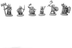 Pechetruite 6 x Kobold Leaders - Reaper Bones Miniatura per Gioco di Ruolo Guerra - 77653