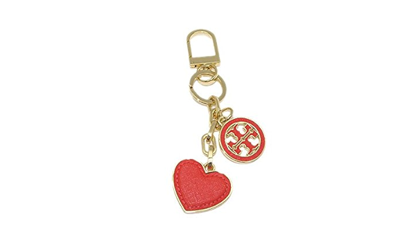 tory burch heart keychain