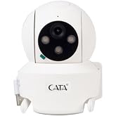 Cata CT-4051 Full HD Akıllı Dış Mekan G&uuml;venlik Kamerası - Gece G&ouml;r&uuml;şl&uuml;, 360&deg; D&ouml;nebilen, Sesli İletişim, Hareket Takipli, SD K