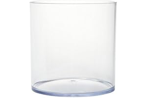 SMITHERS OASIS OASIS® clear acrylic vase (14.5 x 15cm) (4 Pack, Clear)