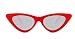Produktbild LAMAMAG Sonnenbrille Vintage Shades Für Frauen Sonnenbrille Cat Eye Sonnenbrille Weißes Dreieck Cateye Brillen Gafas De Sol, 4