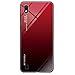Produktbild Dclbo Hülle für Samsung Galaxy A10,Handyhülle Schutzhülle Hart Plastik Glas Spiegel Case Elegant Hülle Silikon Dünn Rahmen Schale Etui Cover Handytasche für Samsung Galaxy A10-Rot Schwarz