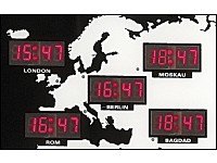 Lunartec Digitale Weltzeit-Uhr mit 24 Weltstädten - 4