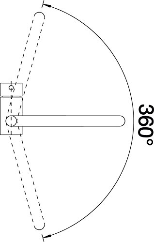 Blanco Finess, Küchenarmatur – Einhebelmischer, Oberfläche Chrom, Hochdruck, 1 Stück, 512322 - 3