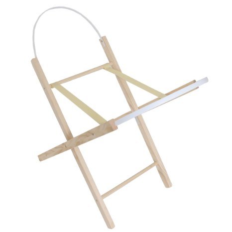 PINE MOSES BASKET STAND - CUTE BABY MOSES BASKET STAND PINE
