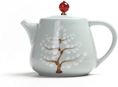 Teapot kettle Ceramic hand carving production 250ML Suitable for tea and coffee Enjoy oriental beauty Thick and delicate packaging Safe delivery , Style1