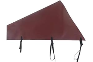 BAGS AND COVERS DIRECT LIMITED Large Caravan Tow Hitch Cover Heavy Duty UV Stabilised With Straps (Burgundy)
