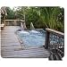 Produktbild Relaxing Jacuzzi Hot Tub in Beach Villa Bora Bora - Island Retreat Mouse Pad, Mousepad (Beaches Mouse Pad)