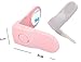 Happy Cherry Child Kids Baby Door Fridge Drawers Safety Lock(4 Pack,White and pink)