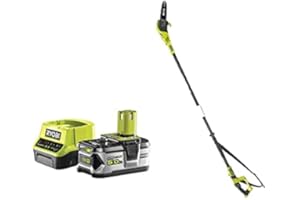 Pack RYOBI Elagueur à chaine sur perche 18V OnePlus OPP1820 - 1 batterie 5.0Ah - 1 chargeur rapide 2.0Ah RC18120-150