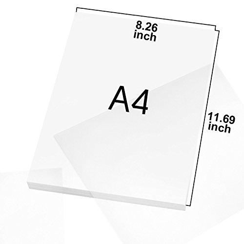 Transparentpapier DIN A4, Aodoor 100 Blatt Super Qualität Transparentpapier - 7