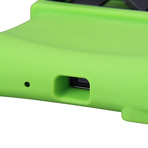 NEWSTYLE Samsung Galaxy Tab 4 7.0 Kinderfreundliche Silikon Hülle Schutzhülle Tasche Case für Samsung Tab 4 SM-T230 / T231 / T235 (7 Zoll) – Grün - 5