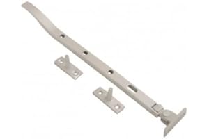 Dzina Window Casement Stay 300mm (12 Inch) Satin Aluminium Pack of 2 …
