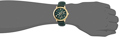 Thomas Earnhshaw Men's Cornwell Sweep Second Retrograde Quartz Watch with Green Dial Analogue Classic Display and Green Leather Strap ES-8060-02