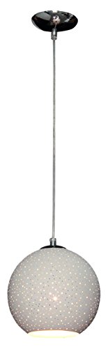 Preisvergleich Produktbild Lampex 475 / E Melba E Pendelleuchte, Metall, E27, Weiß