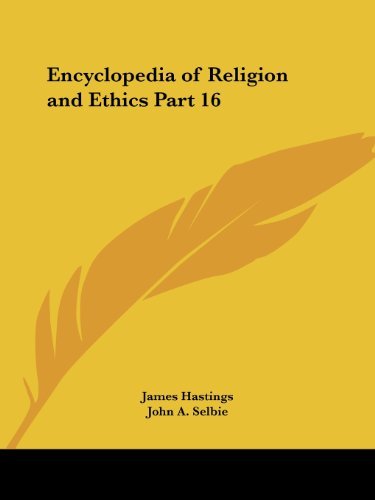 Encyclopedia of Religion & Ethics (1908): v. 16 by James Hastings (2003-01-24) gratuit Encyclopedia of Religion & Ethics (1908): v. 16 by James Hastings (2003-01-24) gratuit
