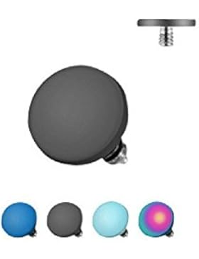 titanbeschichteter Dermal Anchor Aufsatz - flache