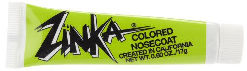 Zinka Zinc Nosecoat Neon Green Coloured Sunblock