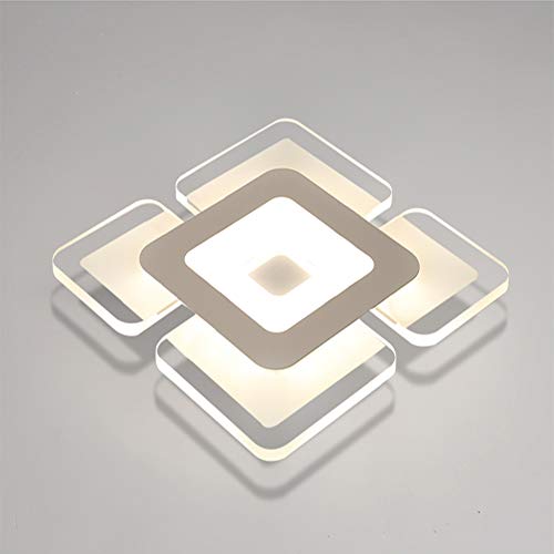 Preisvergleich Produktbild Moderne LED-Deckenleuchten für Wohnzimmer Schlafzimmerküche leuchten ultradünne Halle Leuchtschirm LED-Deckenlampe,Warmwhite,42cm