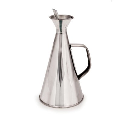 MAAJ® ÖLSPENDER / ÖLKÄNNCHEN TROPFFREI AUS EDELSTAHL 500ml MAXI