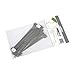 Produktbild Deflecto 212274 - Bandeisen Aluminium - Pack 20 Stück