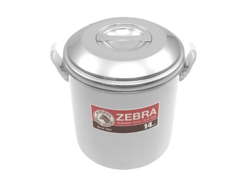 ZEBRA Edelstahl Bushcraft Kochtopf – Billy Can -, mit Einsatz – 14cm, 2 Liter, für 2 Personen - 4