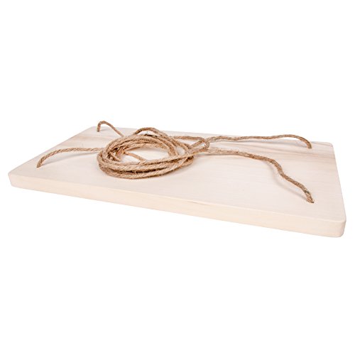 Blumenschaukel Bert Holzbrett Deko Hängend Pflanzen Blumenhänger Blumenampel Blumen - 2