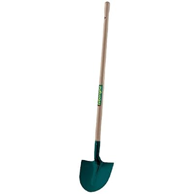 Leborgne 005291 Pelle ronde tôle 29 cm avec manche en Bois