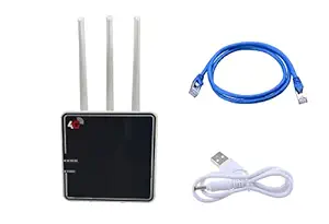 4G Router with SIM Card Slot, All SIM Card Supported, Dongle Speed Upto 150 Mbps (JIO, vodafone, Idea, Airtel and More hotspots) (4G Router - 3 Antenna)