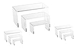 Forma rectangular, pantalla de organizar dobladillo juntos o por separado para lograr el aspecto deseado.