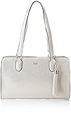  Tamaris Damen Maxima Shoulder Bag Schultertasche, Silber (Silver), 11x24x35.5 cm
