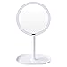Produktbild JZWX Intelligente Induktion Beleuchtung LED Make-Up Lampe Spiegel Schlafsaal Desktop Student Princess Dressing, 21 * 20 * 35 cm, Weiß, Rosa,White,X5