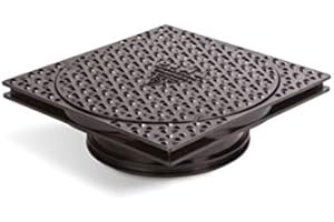 WAVIN Osma Underground PVC Sealed Cover and Frame - Square 250mm 4D961 Inspection