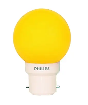 Philips Deco Mini 0.5 Watts B22 Base LED Bulb (Yellow)