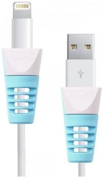 ForLazzy Cable Saver Protector Compatible with ALL phone Samsung, Apple, Nokia, LG, Sony (Blue)