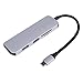 Price comparison product image PeiXuan2019 Portable Slim USB C HUB Type C to HDMI 4K Adapter SD & Micro SD Card Reader