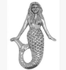 Gift Boxed Pewter Mermaid Badge pin or Brooch Gift for Scarf, Tie, Hat, Coat or Bag