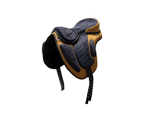 HORSE-TREELESS-SADDLE-16-WIDE-SEAT-WITH-MATCHING-GIRTH-SQUARE-PATTERN