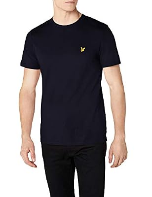 Lyle & Scott Crew Neck, T-Shirt Homme, Bleu Marine, Medium