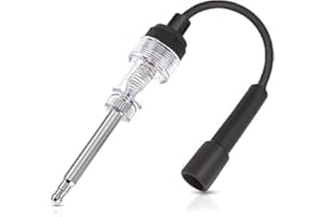 NAZAZ Zündungsprüfer für Auto, Motorrad, Rasenmäher, Generator, Verstellbarer Zündspule Prüfgerät, Funkenzündungstester, Zündfunkenprüfer für KFZ Spule und Zündanlage