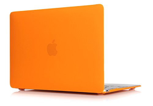 Aesetek Macbook Pro 15 Hülle 2016,Ultra Slim Hartschale SchutzHülle Snap Case für Neueste Apple Macbook Pro 15,4 zoll(A1707) mit/ohne Touch Bar und Touch ID,Matt Oberfläche,Orange