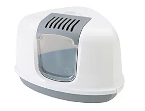 Savic Nestor Corner Cat Toilet, Grey
