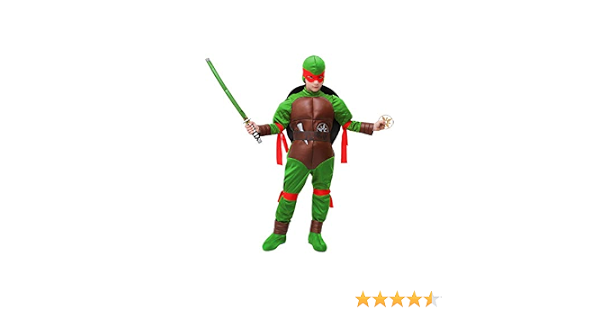 Pegasus Vestito Costume Maschera di Carnevale Bambino - Tartaruga Ninja -  Taglia 8/9 Anni - 115 cm : Amazon.it: Giochi e giocattoli