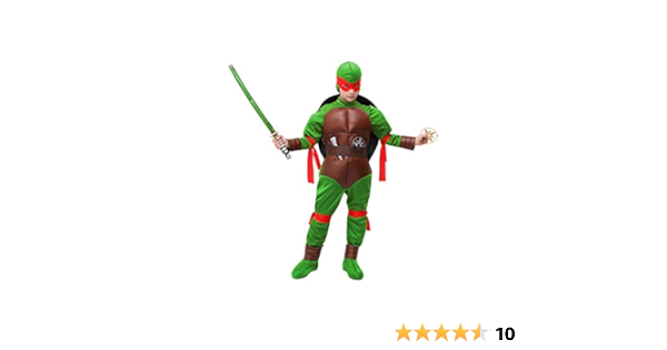 Pegasus Vestito Costume Maschera Di Carnevale Bambino Tartaruga Ninja Taglia 6 7 Anni 107 Cm Amazon It Giochi E Giocattoli